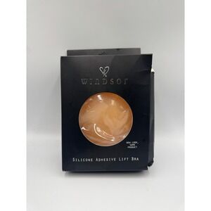 Windsor Silicone Adhesive Lifting Bra Womens D Nude Seamless Strapless NWT